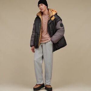 Ugg Kristian Convertable Puffer Coat Black Cream Water Resistant Customizable